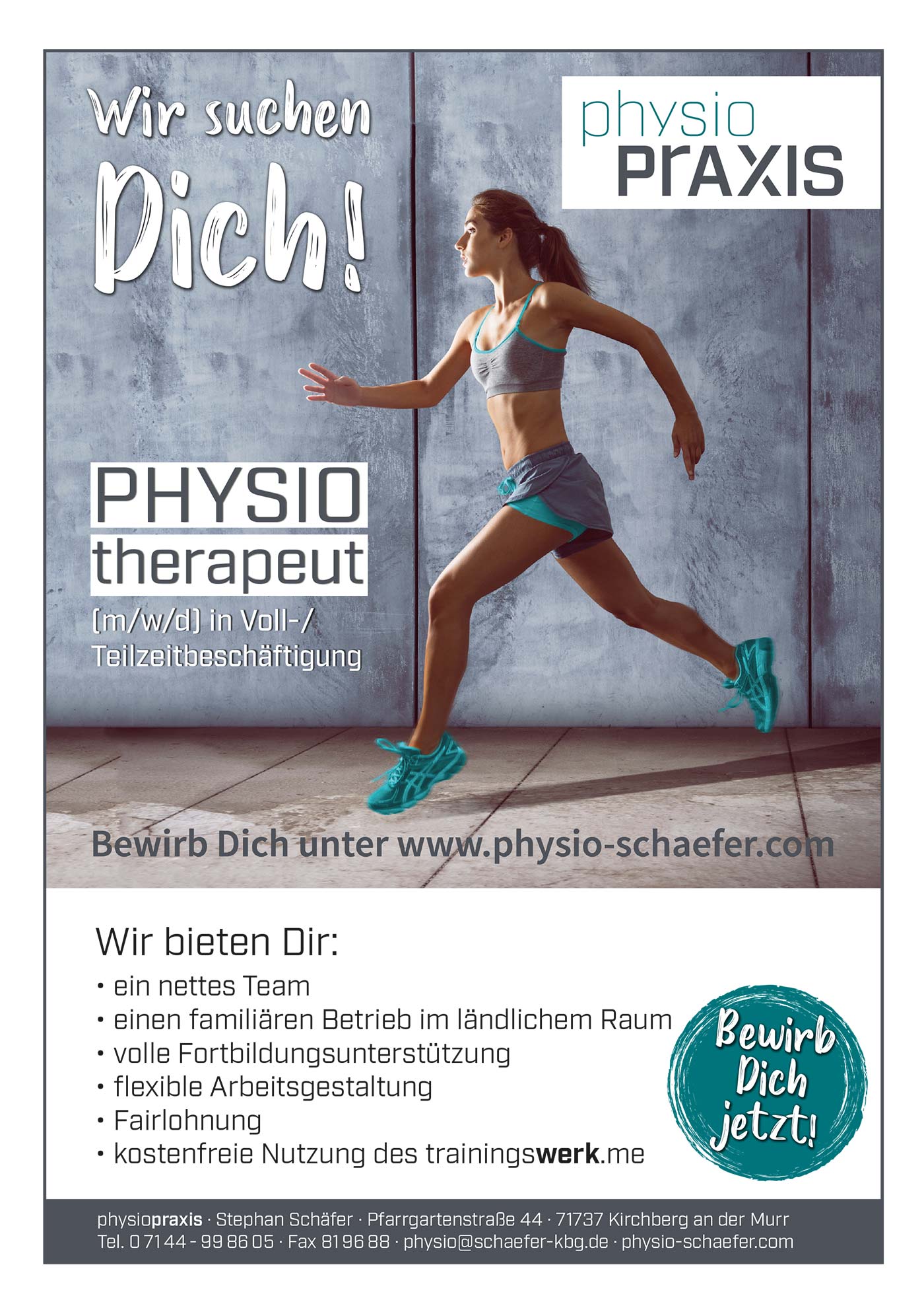 Physiotherapeut (m/w/d) Voll-/Teilzeitbeschäftigung